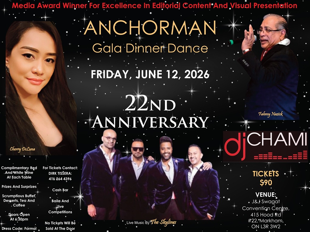 ANCHORMAN Gala Dinner Dance 22nd Anniversary