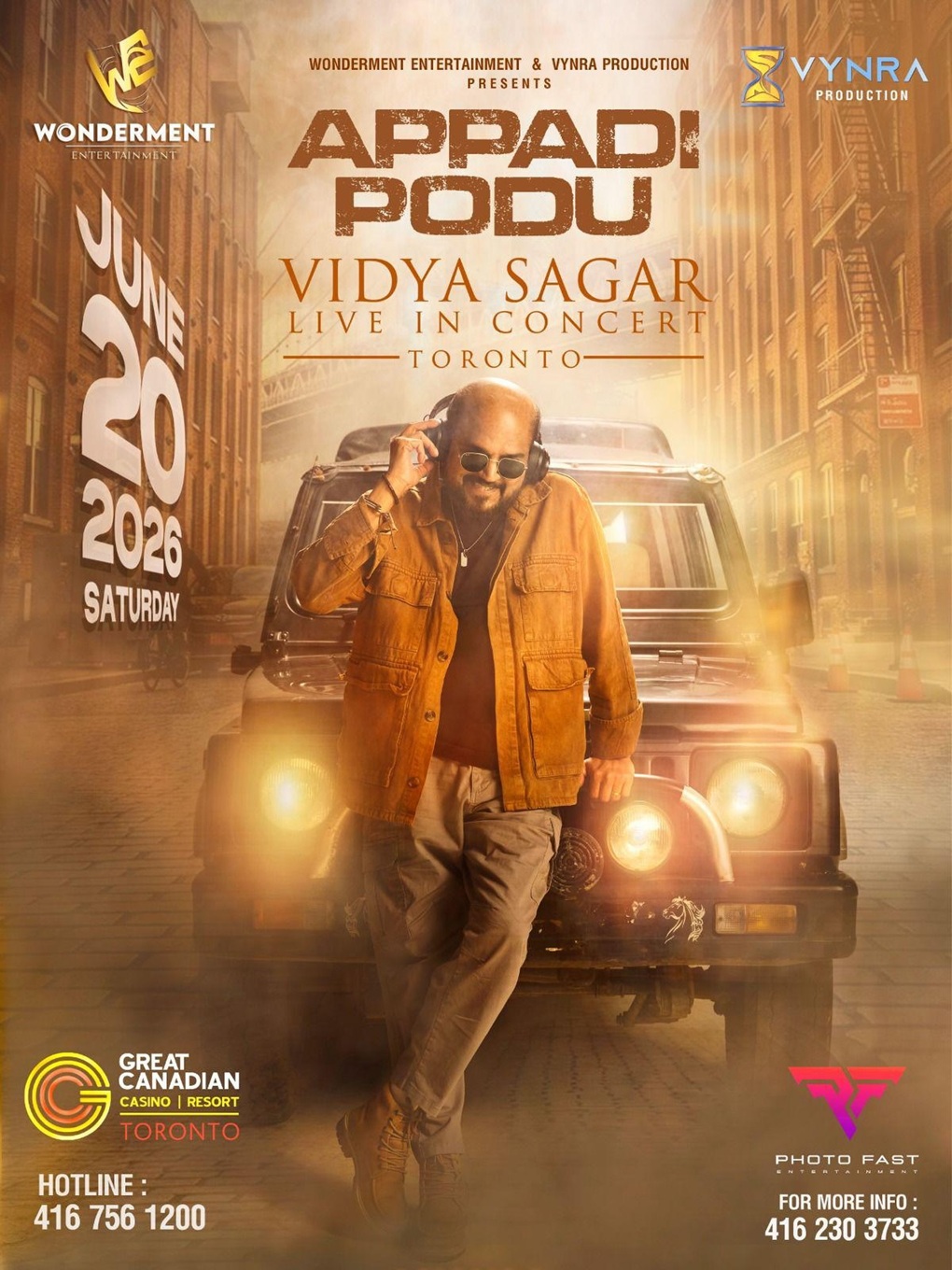APPADI PODU VIDYA SAGAR LIVE IN CONCERT TORONTO