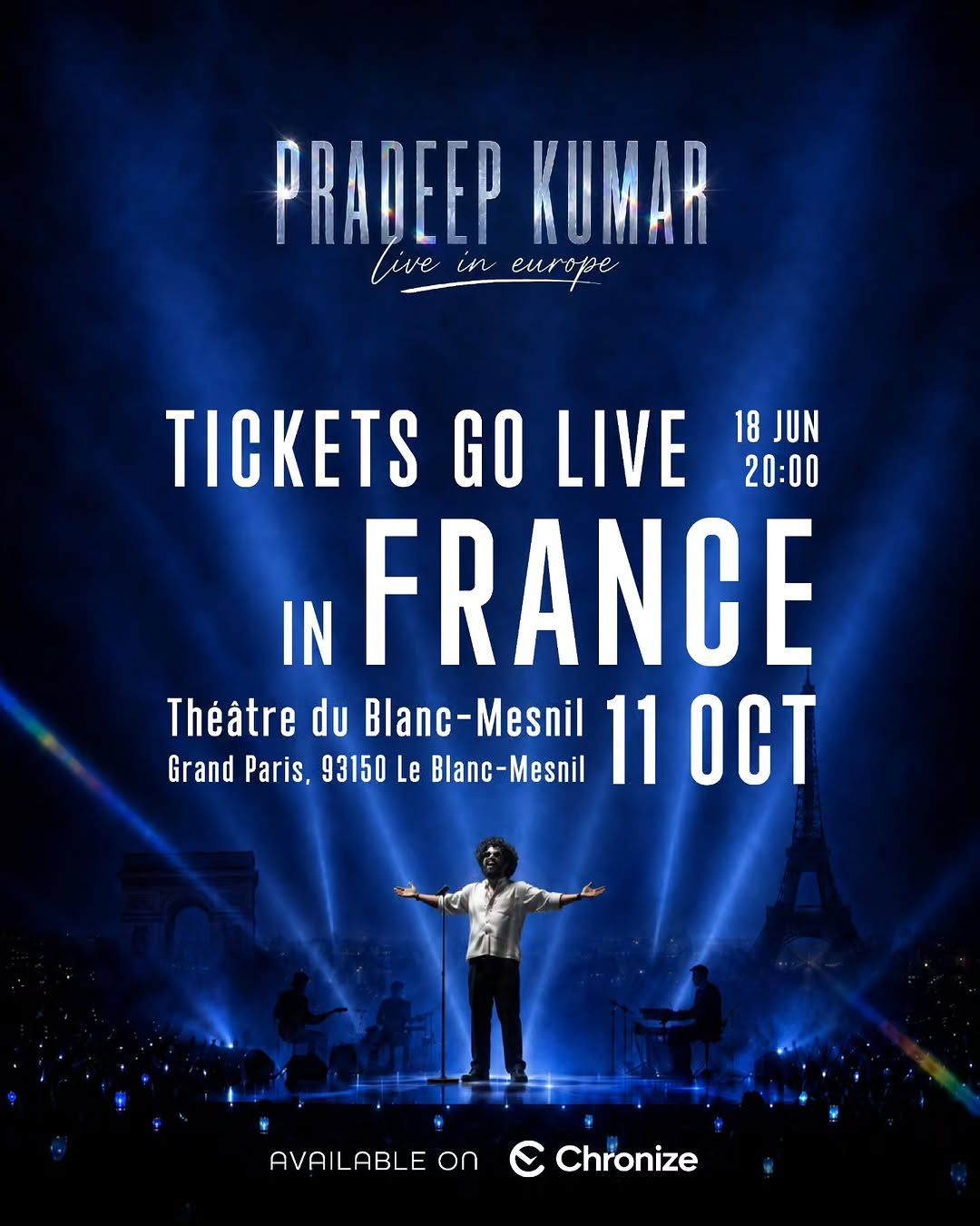Pradeep Kumar Live in Europe - France