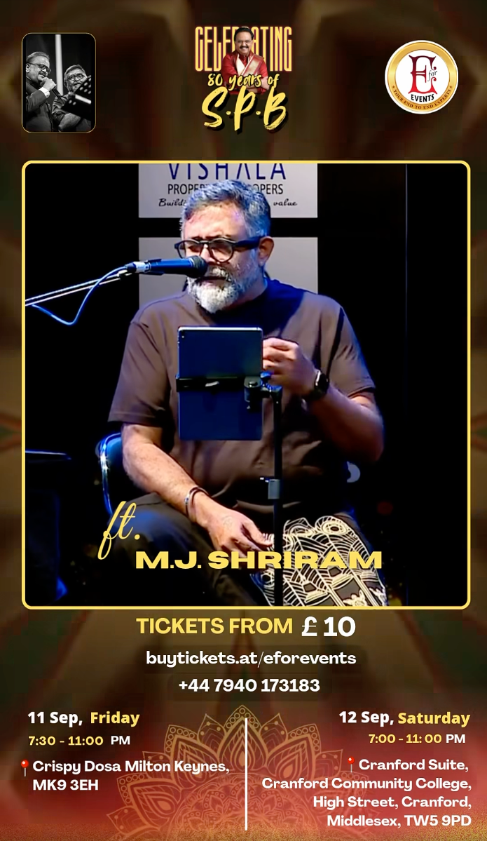 Celebrating 80 years of S.P.B ft. M.J. Shriram